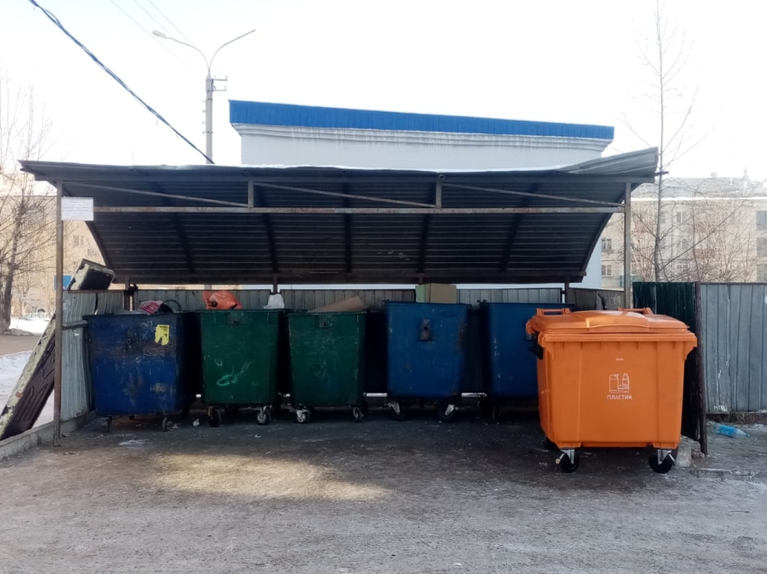 Более 100 контейнеров для раздельного сбора мусора установили в Чите